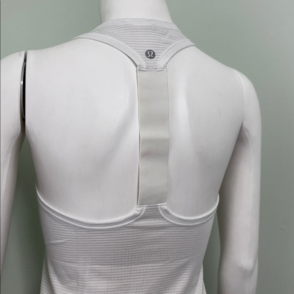Lululemon High-Neck Swiftly Tech Tank White Size 4 - Picture 6 of 7